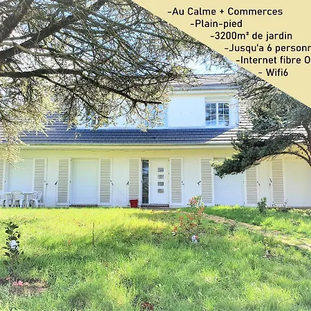 Entier Avec Grand Jardin Et Parking Wifi 6 Et Fibre Apartamento Berck